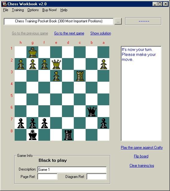 Chess Workbook Screenshot